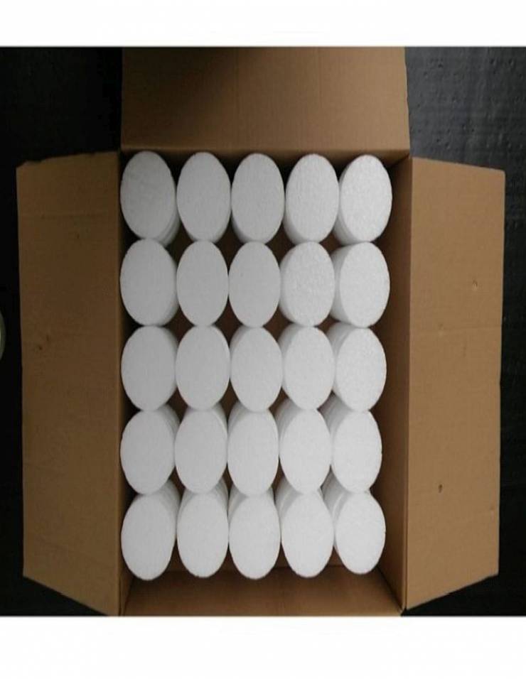  ZAŚLEPKI STYROPIANOWE BIAŁE 100szt.