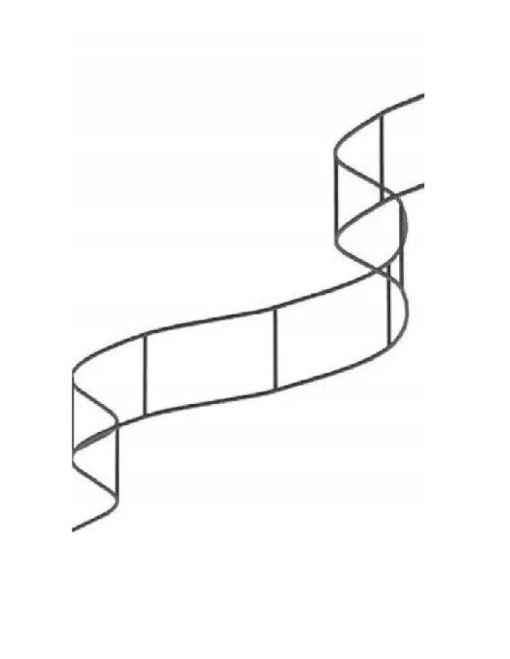 Podkładka z drutu- "WĄŻ" 26x240cm 60mb