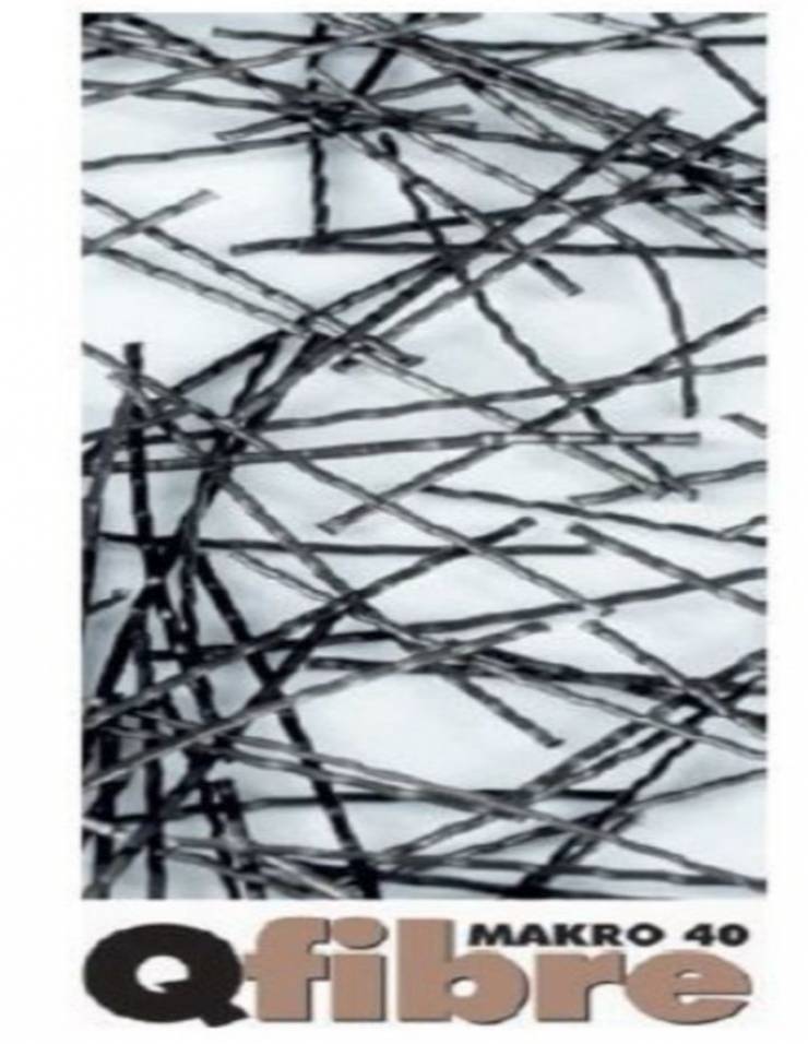 QFIBRE Makro40 Polipropylenowe włókna zbrojenie rozproszone