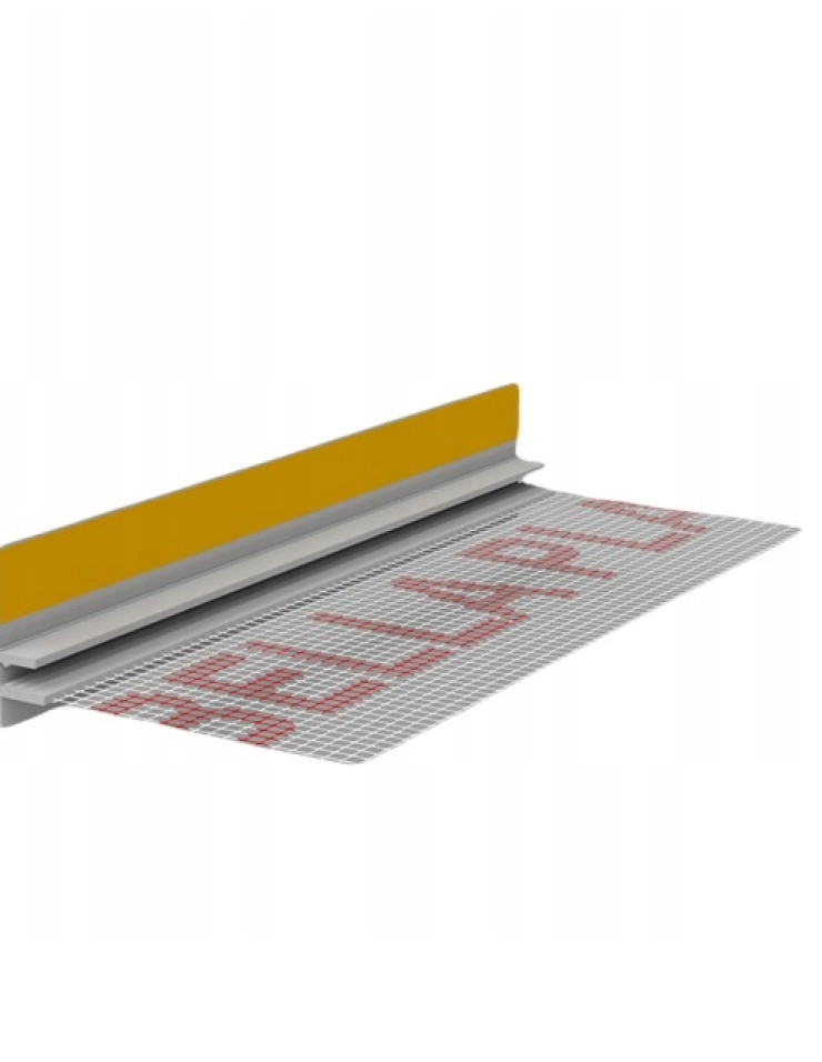 BP13 MIDI 9/3 Listwy przyokienne dylatacyjne z siatką i z uszczelką 2500mm RAL 7000