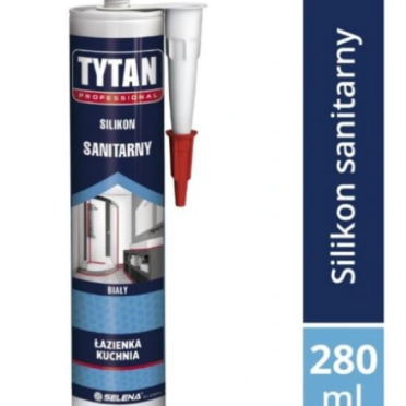 Silikon Sanitarny Tytan biały 280 ml