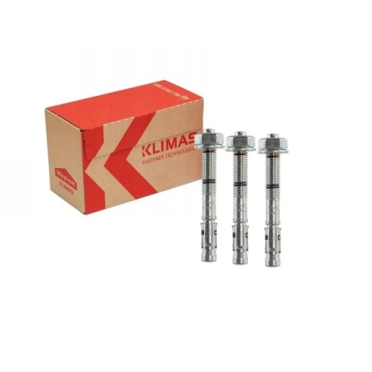  LE-ZNA4 - Kotwa mechaniczna ocynkowana + klips ze stali nierdzewnej A4 średnica: 12mm 