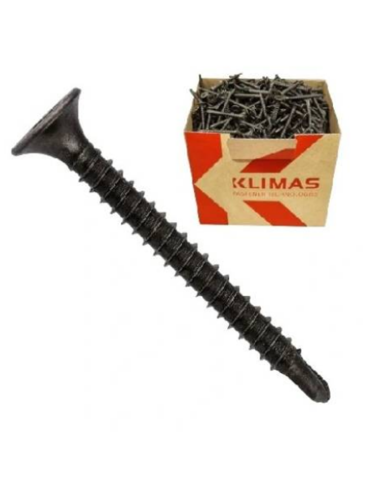 Wkręt samowiercący do mocowania płyt G-K do podłoży stalowych