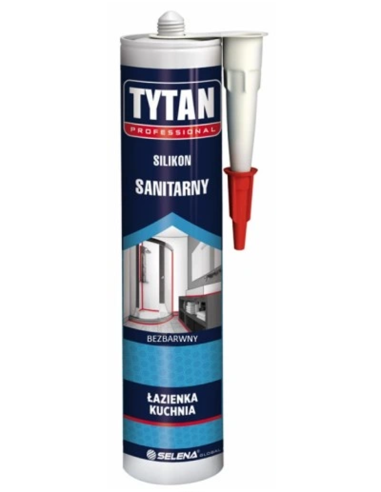 Silikon Sanitarny Tytan Professional bezbarwny 280 ml