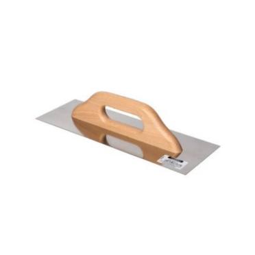 Paca nierdzewna gładka uchyt drewno 