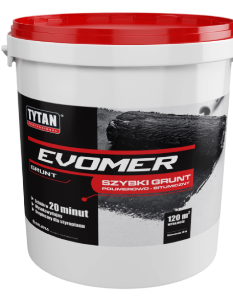 EVOMER Polimerowo-bitumiczny szybki grunt 18kg 