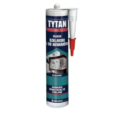 Silikon szklarski Tytan Professional bezbarwny 280 ml