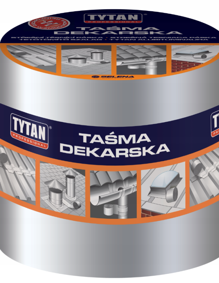 RS TAPE Taśma dekarska uszczelniająca Aluminium 10cmx10m