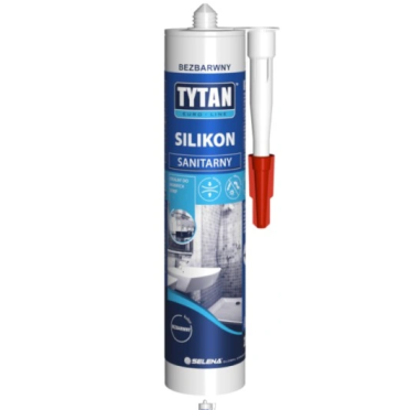 Silikon sanitarny Bezbarwny TYTAN EURO-LINE 280ml