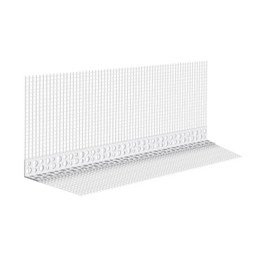 Narożnik PVC prosty (garb 4mm) z siatką podtynkową
