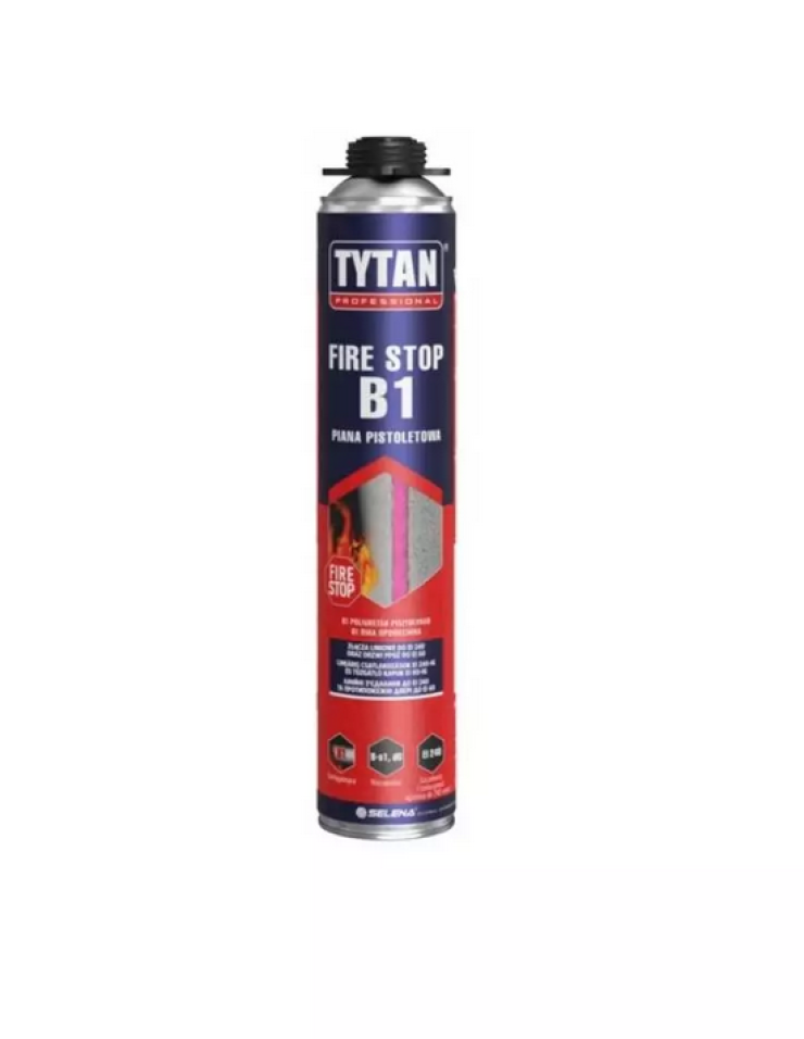 Ogniochronna Piana Pistoletowa B1 Tytan Professional 750 ml