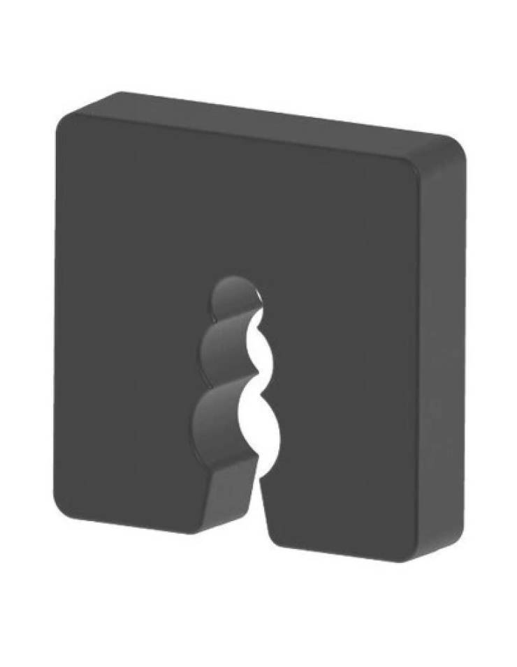 DW-50x50 czarny 10mm