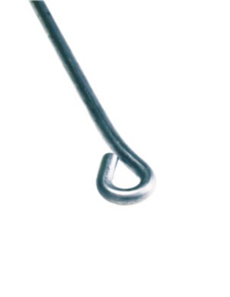 Pręt mocujący z oczkiem fi 4 – 500 mm