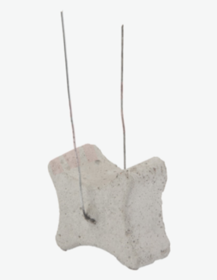 Dystans betonowy typu KOŚĆ 20/25/30 z drutem wiązałkowym - 600szt. 