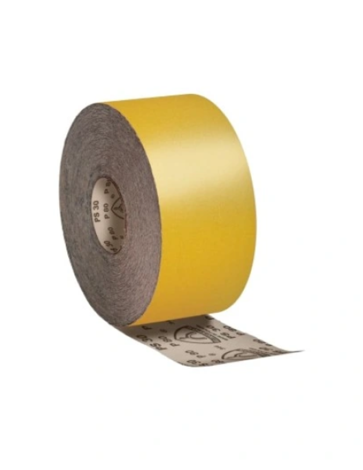 Papier ścierny żółty KLINGSPOR – rolka P40 115mm x 50 m