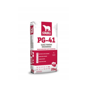 STABILL PG-41 Gładź Tynkowa Śnieżnobiała 20kg
