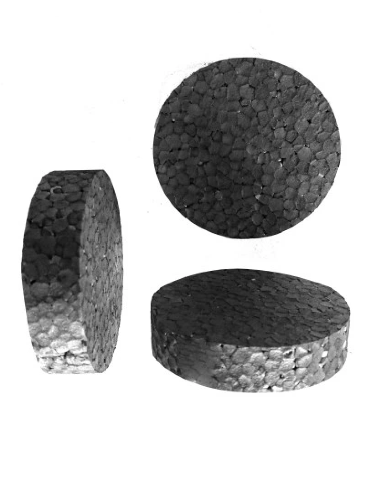 Zaślepki styropianowe grafitowe dł. 0,07 (mm) 100szt